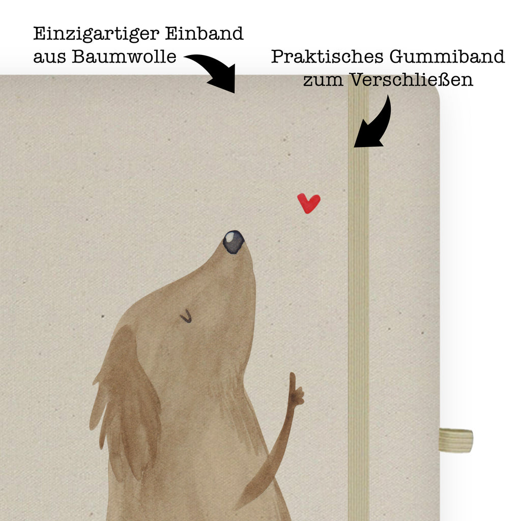 DIN A5 Baumwoll Notizbuch Hund Liebe Notizen, Eintragebuch, Tagebuch, Notizblock, Adressbuch, Journal, Kladde, Skizzenbuch, Notizheft, Schreibbuch, Schreibheft, Hund, Hundemotiv, Haustier, Hunderasse, Tierliebhaber, Hundebesitzer, Sprüche, Liebe, Hundeglück, Hundeliebe, Hunde, Frauchen