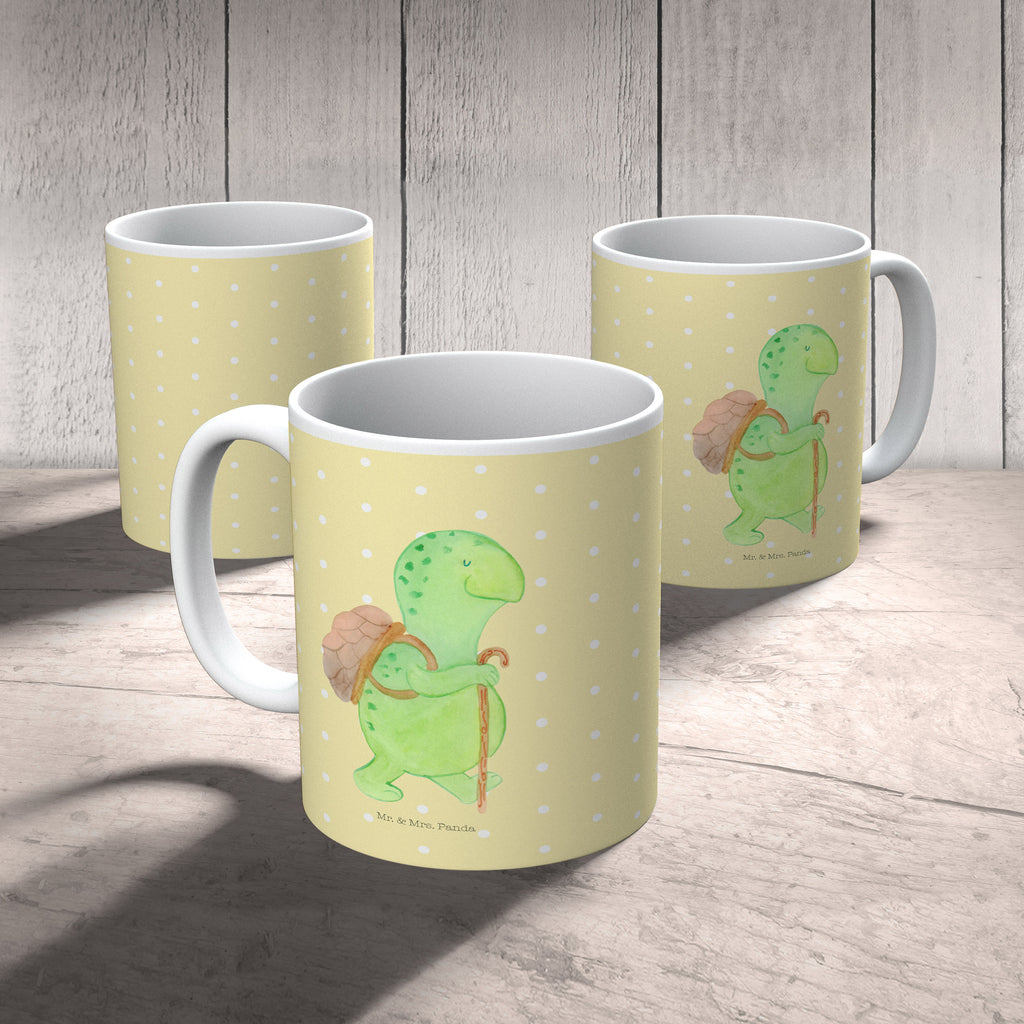 Tasse Schildkröte Wanderer Schildkröte, Schildkröten, Motivation, Motivationsspruch, Motivationssprüche, Neuanfang Becher, Kaffeetasse, Kaffeebecher, Tee, Frühstück, Büro  Schildkröte