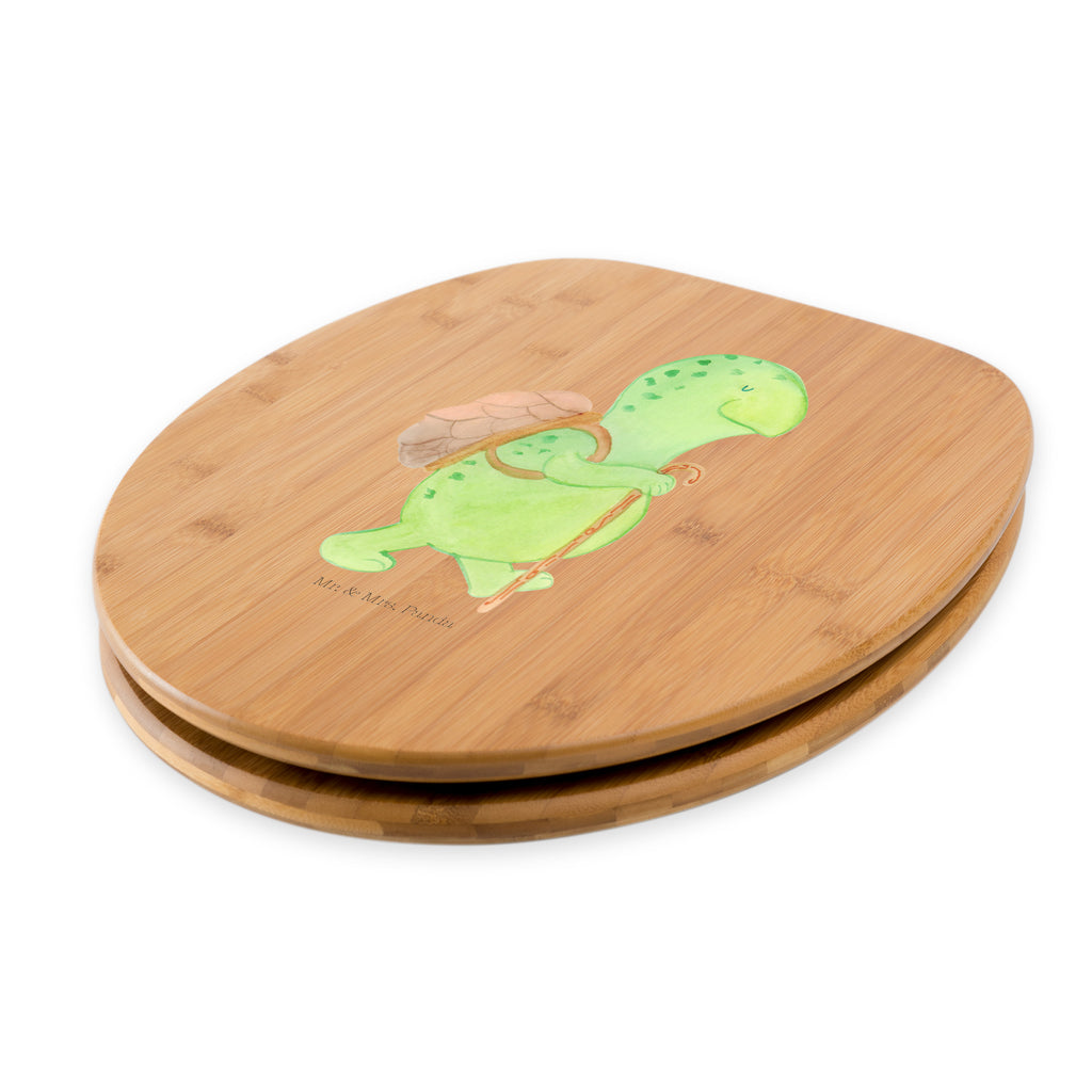Motiv WC Sitz Schildkröte Wanderer Klobrille, Klodeckel, Toilettendeckel, WC-Sitz, Toilette, Schildkröte, Schildkröten, Motivation, Motivationsspruch, Motivationssprüche, Neuanfang