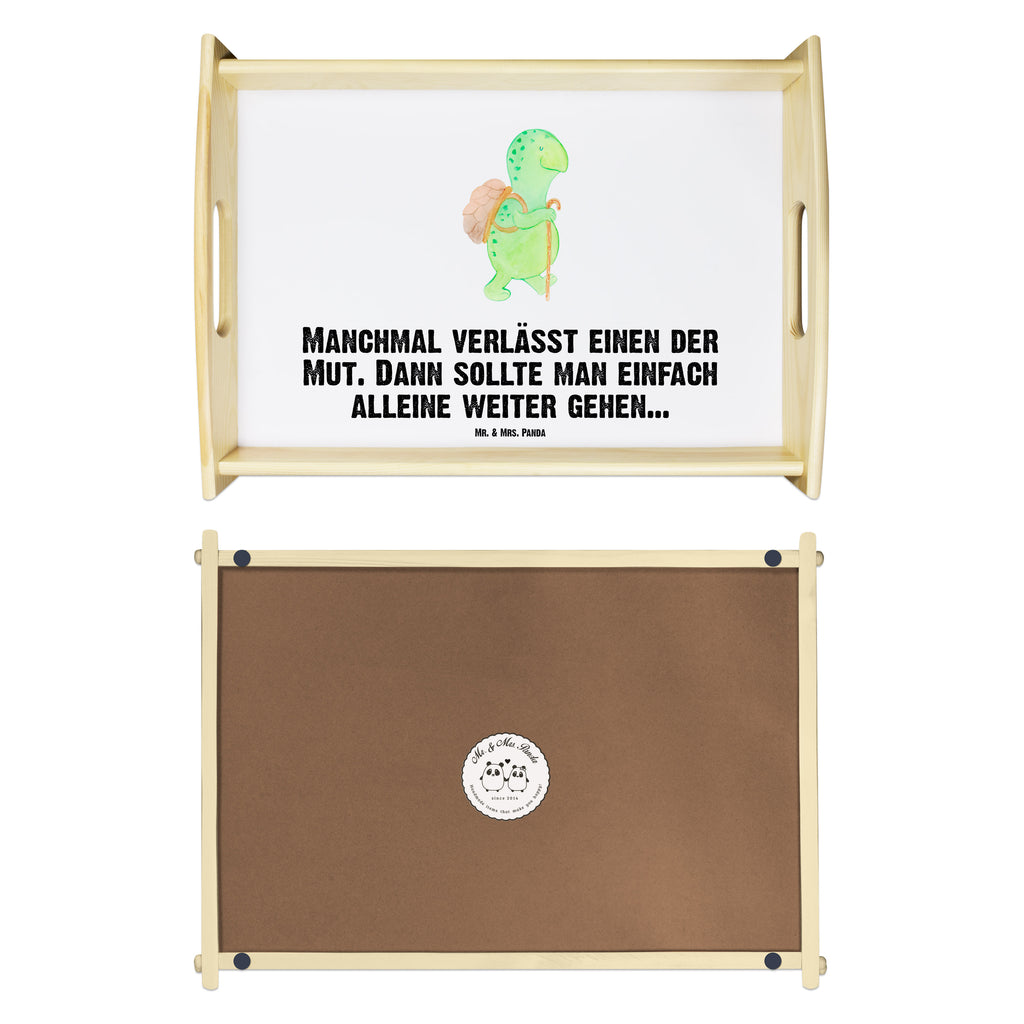 Serviertablett Schildkröte Wanderer Tablett, Holztablett, Küchentablett, Dekotablett, Frühstückstablett, Schildkröte, Schildkröten, Motivation, Motivationsspruch, Motivationssprüche, Neuanfang