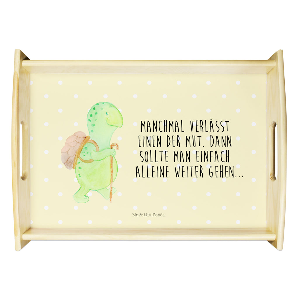 Serviertablett Schildkröte Wanderer Tablett, Holztablett, Küchentablett, Dekotablett, Frühstückstablett, Schildkröte, Schildkröten, Motivation, Motivationsspruch, Motivationssprüche, Neuanfang