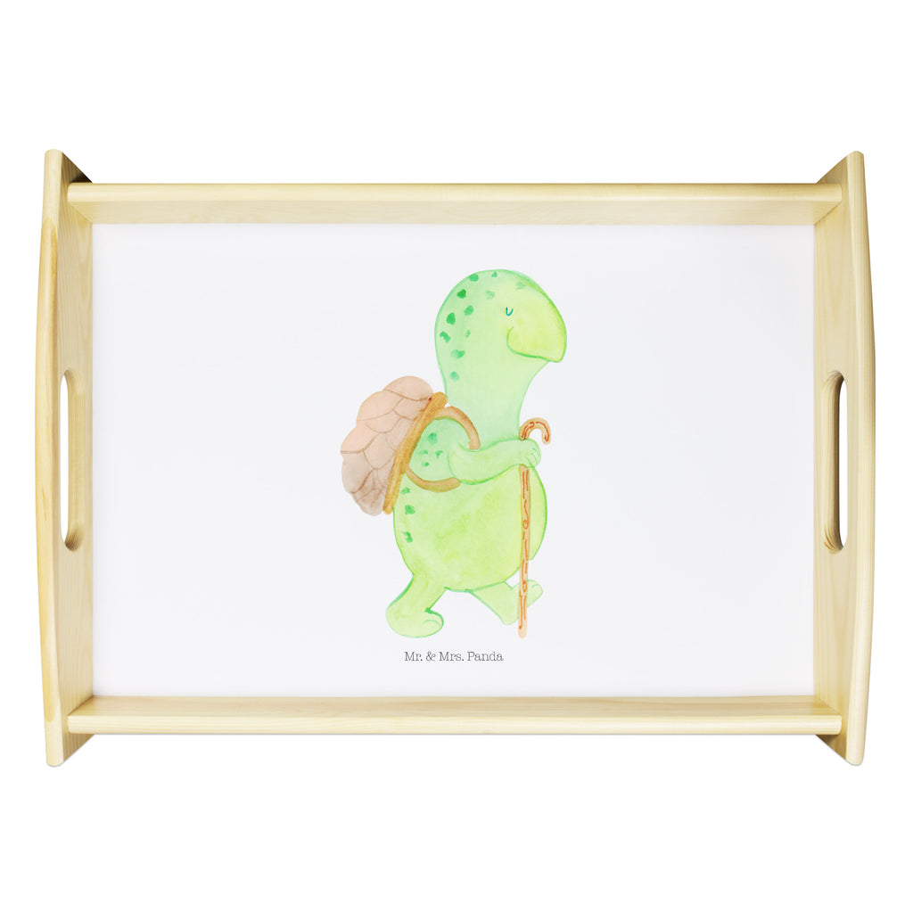 Serviertablett Schildkröte Wanderer Tablett, Holztablett, Küchentablett, Dekotablett, Frühstückstablett, Schildkröte, Schildkröten, Motivation, Motivationsspruch, Motivationssprüche, Neuanfang