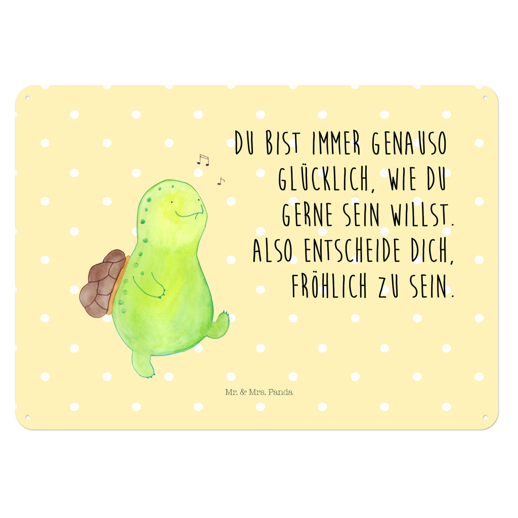 Blechschild Schildkröte pfeift Schildkröte, Schildi, Schildkröten, fröhlich, Glück, Motivation, Lebensfreude, Depression, Trennung, Neuanfang Blechschild, Metallschild, Geschenk Schild, Schild, Magnet-Metall-Schild, Deko Schild, Wandschild, Wand-Dekoration, Türschild, Wandschild, Metallschild  Schildkröte