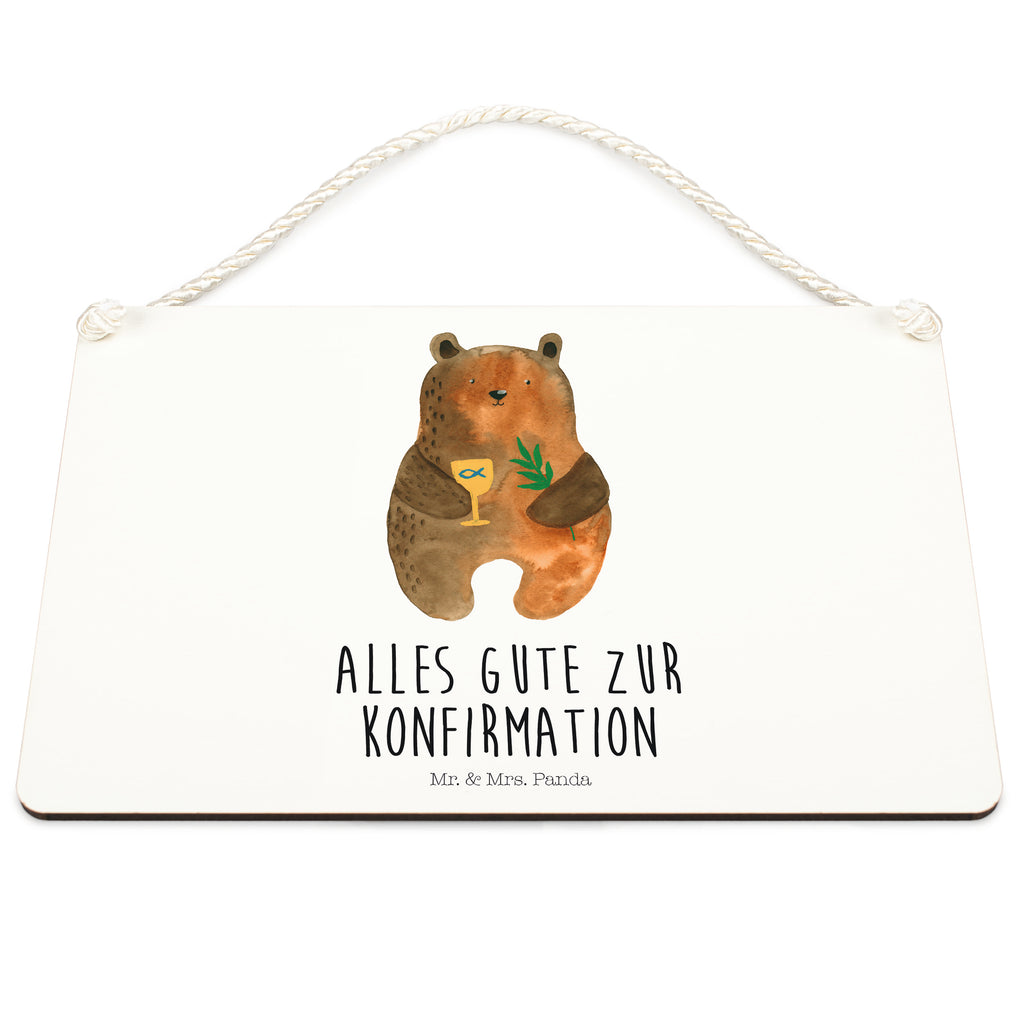 Deko Schild Konfirmation-Bär Konfirmation, Kirche, evangelisch, Gottesdienst Dekoschild, Deko Schild, Schild, Tür Schild, Türschild, Holzschild, Wandschild, Wanddeko  Bär, Teddy, Teddybär