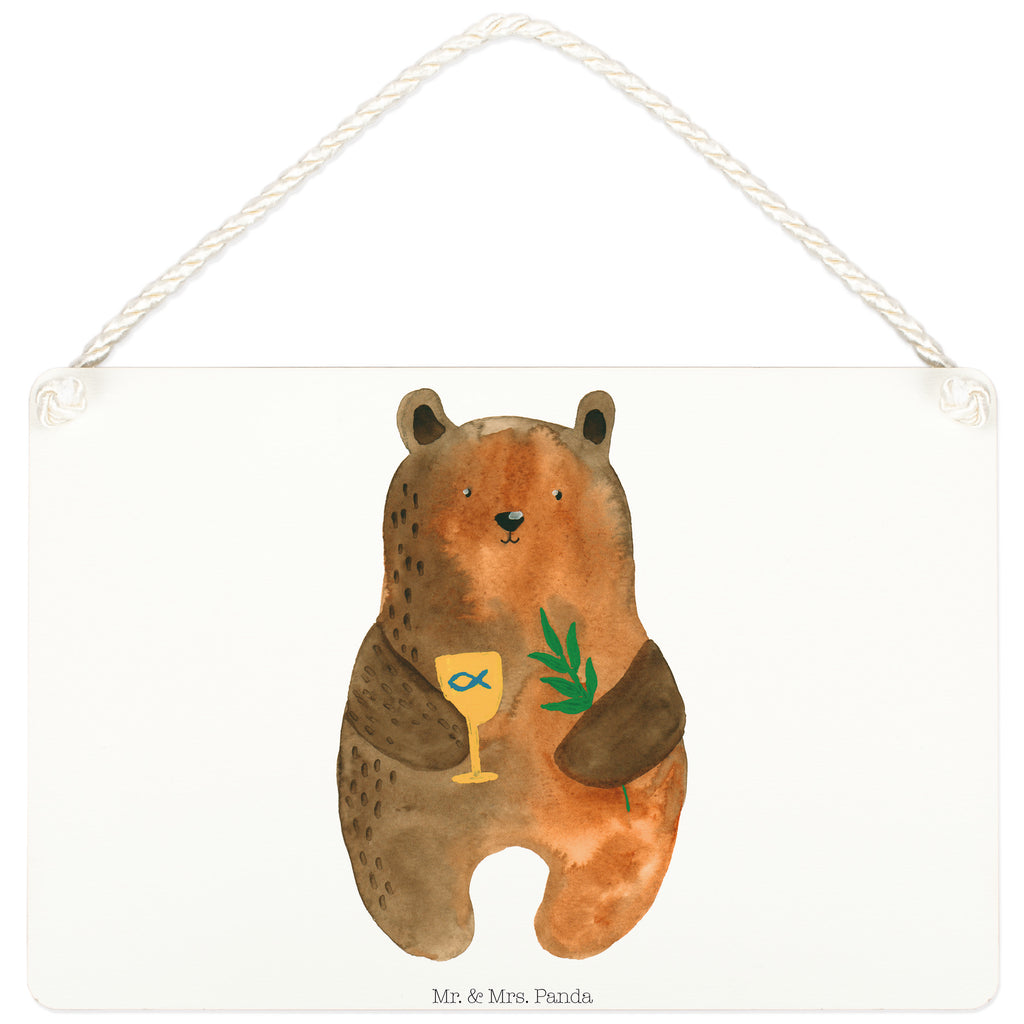 Deko Schild Konfirmation-Bär Konfirmation, Kirche, evangelisch, Gottesdienst Dekoschild, Deko Schild, Schild, Tür Schild, Türschild, Holzschild, Wandschild, Wanddeko  Bär, Teddy, Teddybär