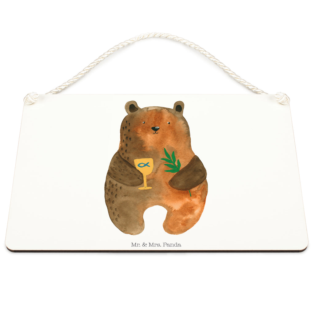 Deko Schild Konfirmation-Bär Konfirmation, Kirche, evangelisch, Gottesdienst Dekoschild, Deko Schild, Schild, Tür Schild, Türschild, Holzschild, Wandschild, Wanddeko  Bär, Teddy, Teddybär