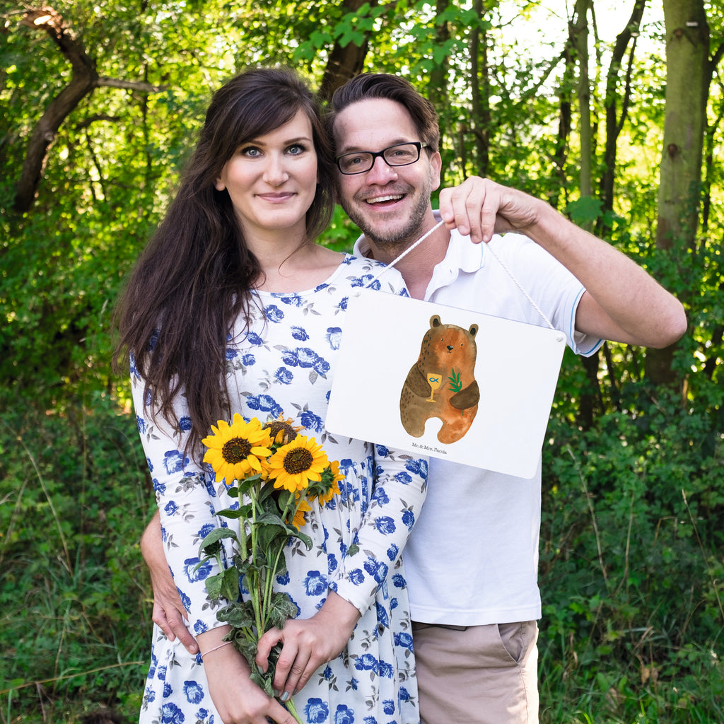 Deko Schild Konfirmation-Bär Konfirmation, Kirche, evangelisch, Gottesdienst Dekoschild, Deko Schild, Schild, Tür Schild, Türschild, Holzschild, Wandschild, Wanddeko  Bär, Teddy, Teddybär