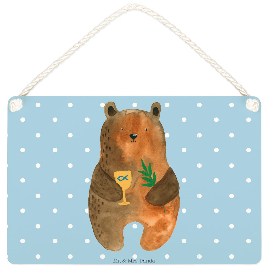 Deko Schild Konfirmation-Bär Konfirmation, Kirche, evangelisch, Gottesdienst Dekoschild, Deko Schild, Schild, Tür Schild, Türschild, Holzschild, Wandschild, Wanddeko  Bär, Teddy, Teddybär