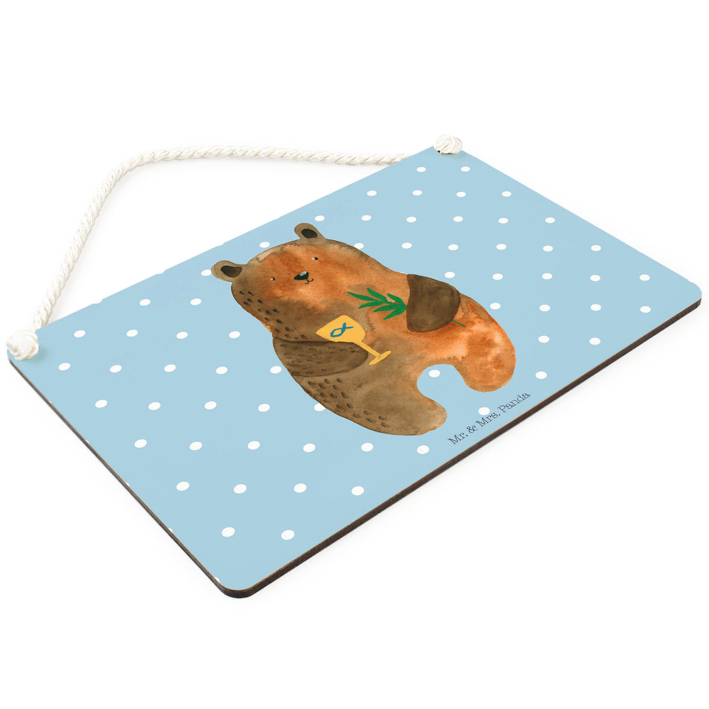 Deko Schild Konfirmation-Bär Konfirmation, Kirche, evangelisch, Gottesdienst Dekoschild, Deko Schild, Schild, Tür Schild, Türschild, Holzschild, Wandschild, Wanddeko  Bär, Teddy, Teddybär