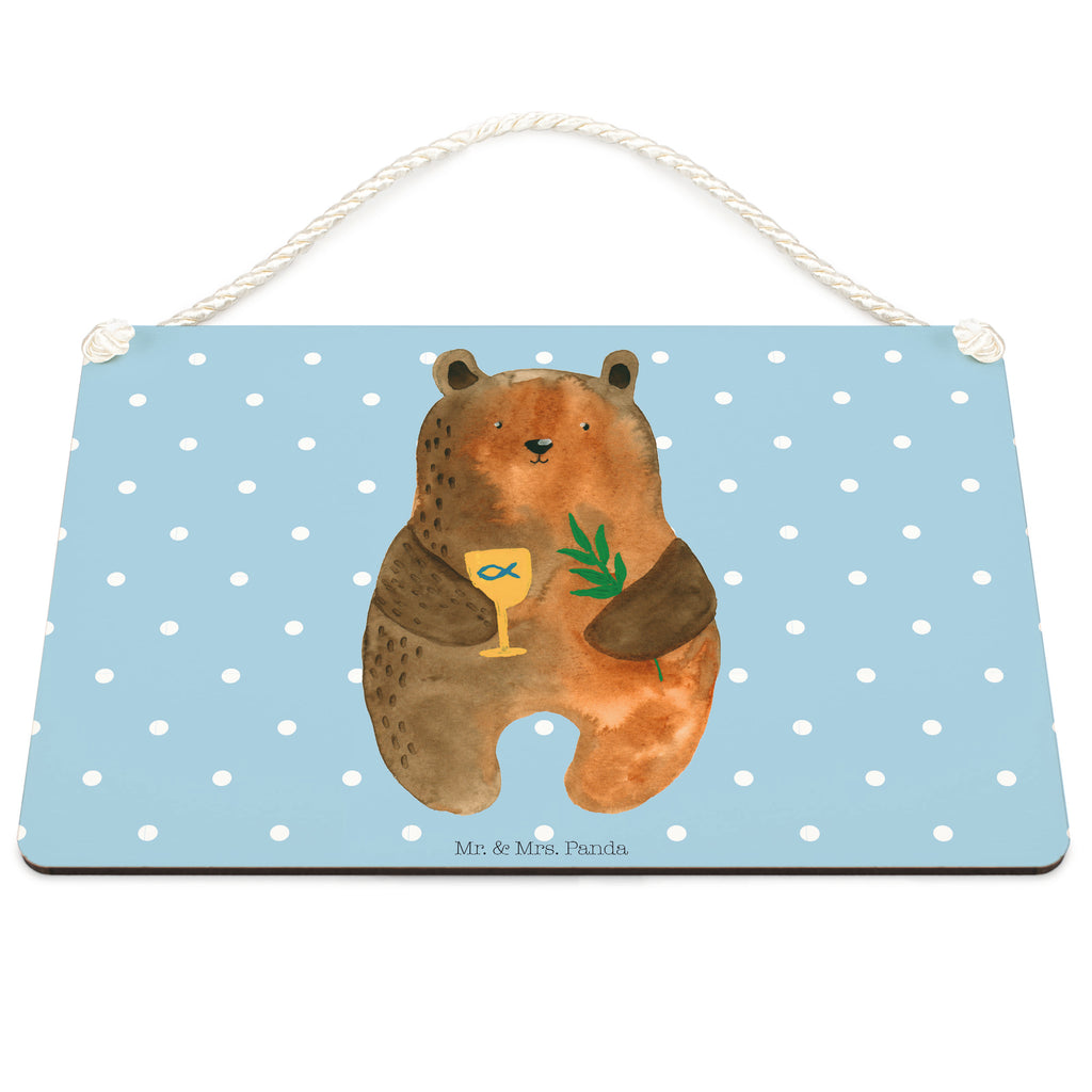 Deko Schild Konfirmation-Bär Konfirmation, Kirche, evangelisch, Gottesdienst Dekoschild, Deko Schild, Schild, Tür Schild, Türschild, Holzschild, Wandschild, Wanddeko  Bär, Teddy, Teddybär