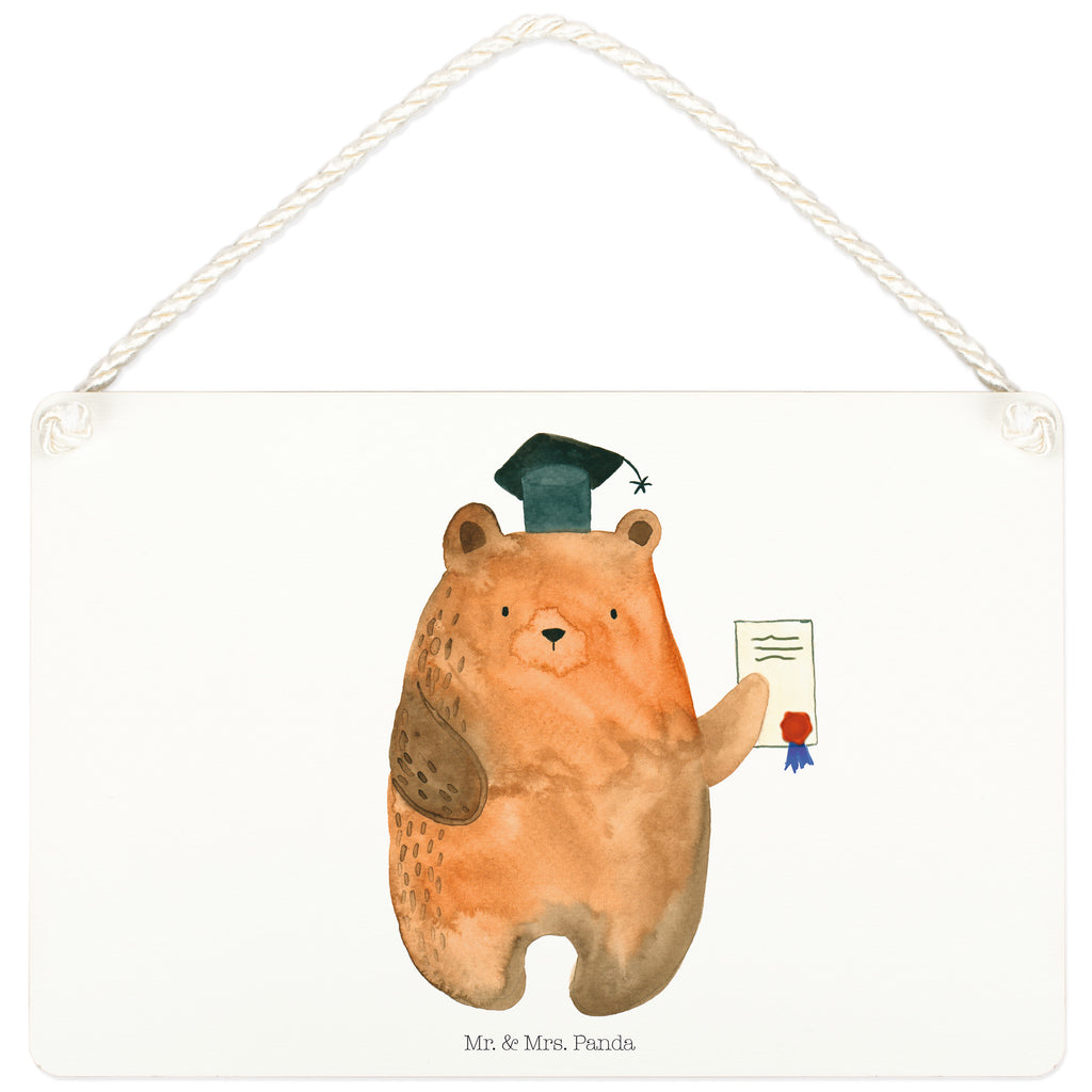 Deko Schild Prüfungsbär Dekoschild, Deko Schild, Schild, Tür Schild, Türschild, Holzschild, Wandschild, Wanddeko, Bär, Teddy, Teddybär, Abitur, Prüfungen, Prüfung bestanden, Abschluss, Zeugnis, Abschlusszeugnis