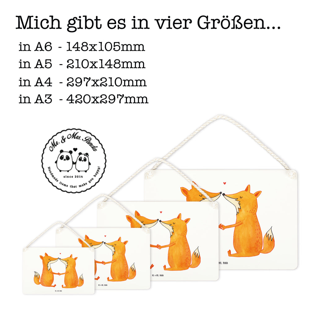 Deko Schild Füchse Liebe Dekoschild, Deko Schild, Schild, Tür Schild, Türschild, Holzschild, Wandschild, Wanddeko, Fuchs, Füchse, Fox, Liebe, Liebespaar, Paar, Partner, Freundin, Freund, Ehe, Verlobte, Ehemann, Ehefrau, Liebesbeweis
