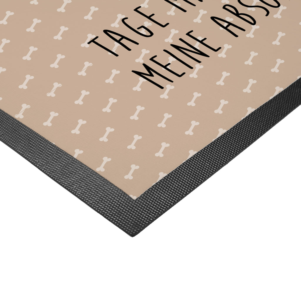 Fußmatte Hund Dackel fröhlich Hund, Hunde, Dackel, Dachshund, happy dog Türvorleger, Schmutzmatte, Fußabtreter, Matte, Schmutzfänger, Fußabstreifer, Schmutzfangmatte, Türmatte, Motivfußmatte,  Haustürmatte, Vorleger  Hund, Hundemotiv, Haustier, Hunderasse, Tierliebhaber, Hundebesitzer, Sprüche