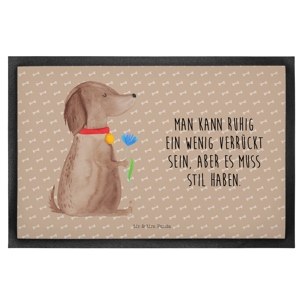 Fußmatte Hund Blume Hund, Hunde, Hundebesitzer, Frauchen, Hundeliebe Türvorleger, Schmutzmatte, Fußabtreter, Matte, Schmutzfänger, Fußabstreifer, Schmutzfangmatte, Türmatte, Motivfußmatte,  Haustürmatte, Vorleger  Hund, Hundemotiv, Haustier, Hunderasse, Tierliebhaber, Hundebesitzer, Sprüche