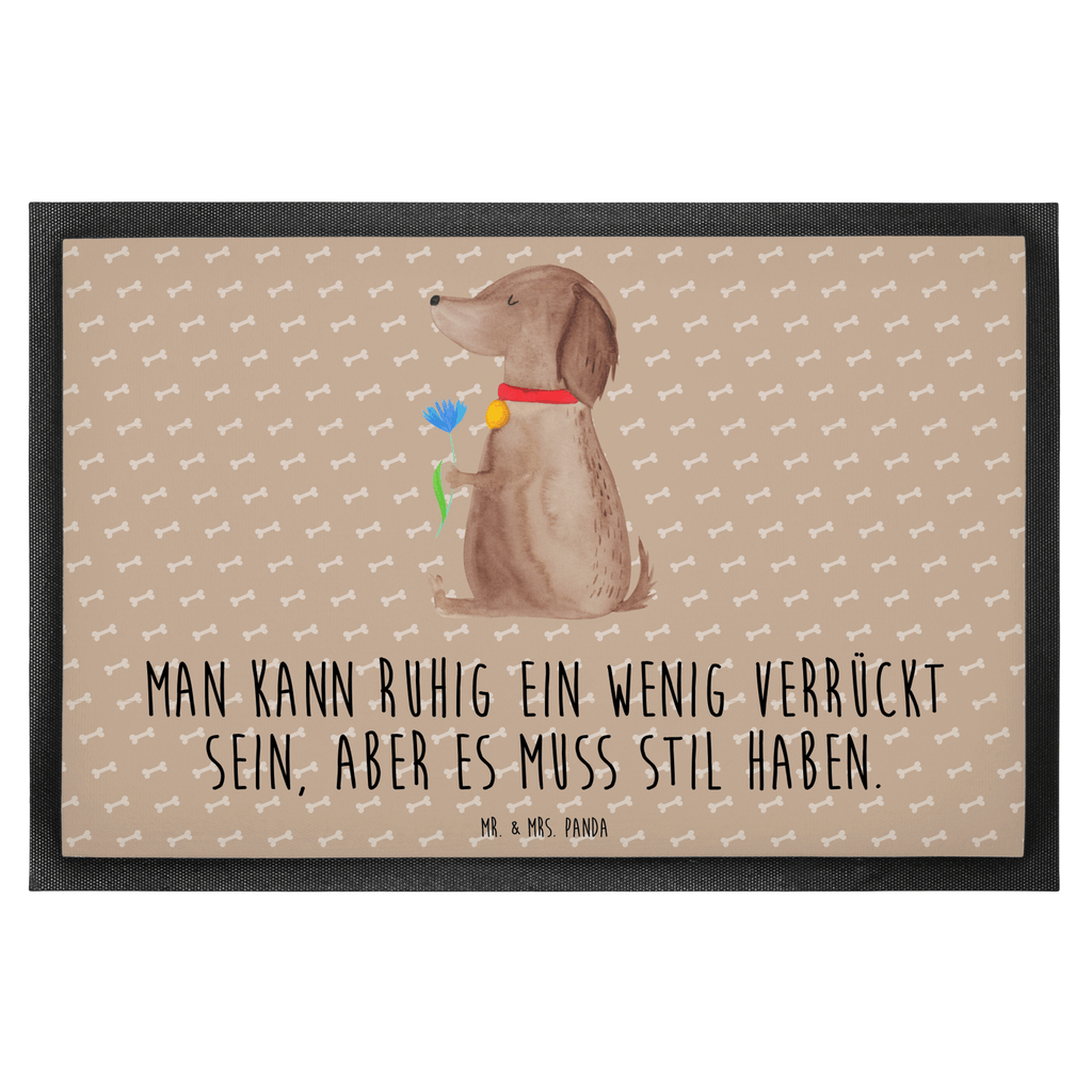 Fußmatte Hund Blume Hund, Hunde, Hundebesitzer, Frauchen, Hundeliebe Türvorleger, Schmutzmatte, Fußabtreter, Matte, Schmutzfänger, Fußabstreifer, Schmutzfangmatte, Türmatte, Motivfußmatte,  Haustürmatte, Vorleger  Hund, Hundemotiv, Haustier, Hunderasse, Tierliebhaber, Hundebesitzer, Sprüche