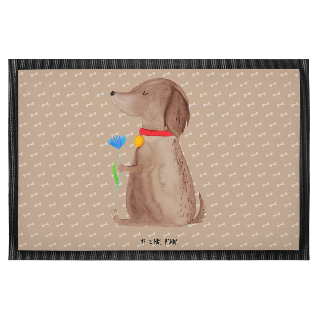 Fußmatte Hund Blume Hund, Hunde, Hundebesitzer, Frauchen, Hundeliebe Türvorleger, Schmutzmatte, Fußabtreter, Matte, Schmutzfänger, Fußabstreifer, Schmutzfangmatte, Türmatte, Motivfußmatte,  Haustürmatte, Vorleger  Hund, Hundemotiv, Haustier, Hunderasse, Tierliebhaber, Hundebesitzer, Sprüche