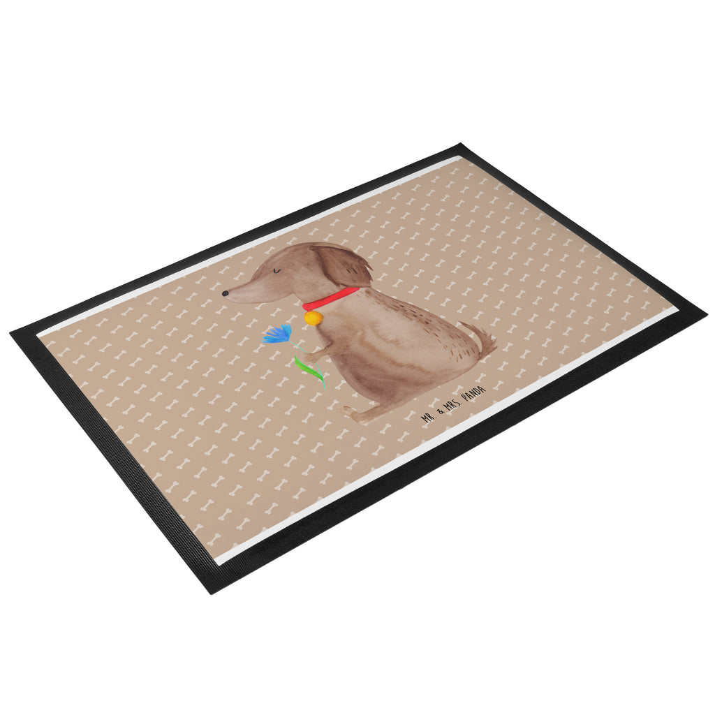 Fußmatte Hund Blume Hund, Hunde, Hundebesitzer, Frauchen, Hundeliebe Türvorleger, Schmutzmatte, Fußabtreter, Matte, Schmutzfänger, Fußabstreifer, Schmutzfangmatte, Türmatte, Motivfußmatte,  Haustürmatte, Vorleger  Hund, Hundemotiv, Haustier, Hunderasse, Tierliebhaber, Hundebesitzer, Sprüche