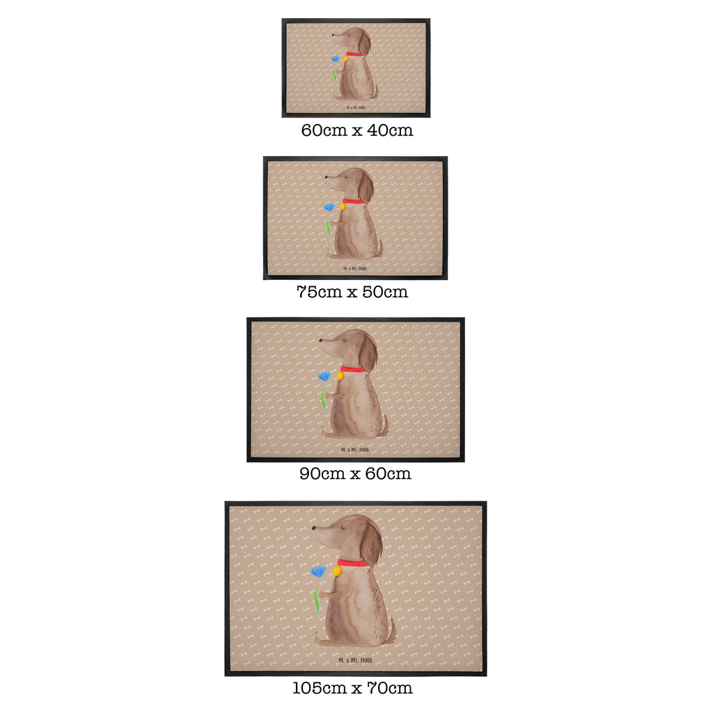 Fußmatte Hund Blume Hund, Hunde, Hundebesitzer, Frauchen, Hundeliebe Türvorleger, Schmutzmatte, Fußabtreter, Matte, Schmutzfänger, Fußabstreifer, Schmutzfangmatte, Türmatte, Motivfußmatte,  Haustürmatte, Vorleger  Hund, Hundemotiv, Haustier, Hunderasse, Tierliebhaber, Hundebesitzer, Sprüche
