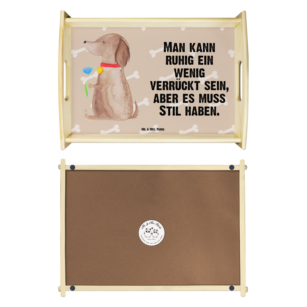 Serviertablett Hund Blume Tablett, Holztablett, Küchentablett, Dekotablett, Frühstückstablett, Hund, Hundemotiv, Haustier, Hunderasse, Tierliebhaber, Hundebesitzer, Sprüche, Hunde, Frauchen, Hundeliebe