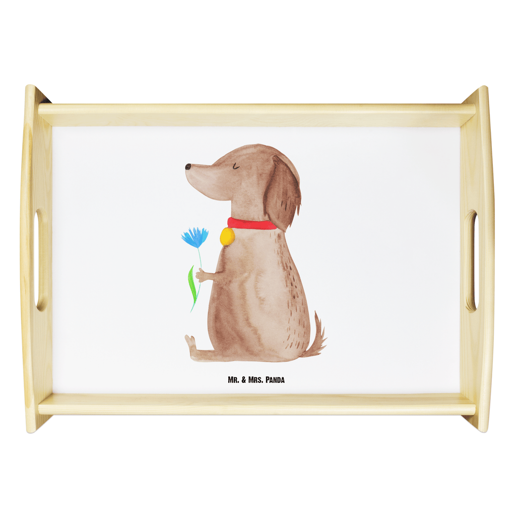 Serviertablett Hund Blume Tablett, Holztablett, Küchentablett, Dekotablett, Frühstückstablett, Hund, Hundemotiv, Haustier, Hunderasse, Tierliebhaber, Hundebesitzer, Sprüche, Hunde, Frauchen, Hundeliebe