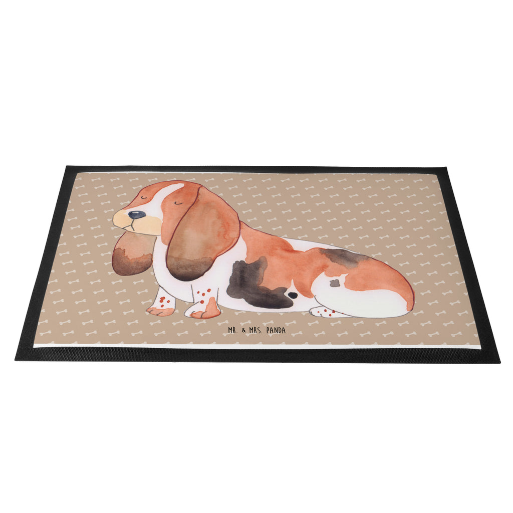 Fußmatte Hund Basset Hound Hund, Basset Hound, Basset, Hundeliebe, kinderlos,  Türvorleger, Schmutzmatte, Fußabtreter, Matte, Schmutzfänger, Fußabstreifer, Schmutzfangmatte, Türmatte, Motivfußmatte,  Haustürmatte, Vorleger  Hund, Hundemotiv, Haustier, Hunderasse, Tierliebhaber, Hundebesitzer, Sprüche