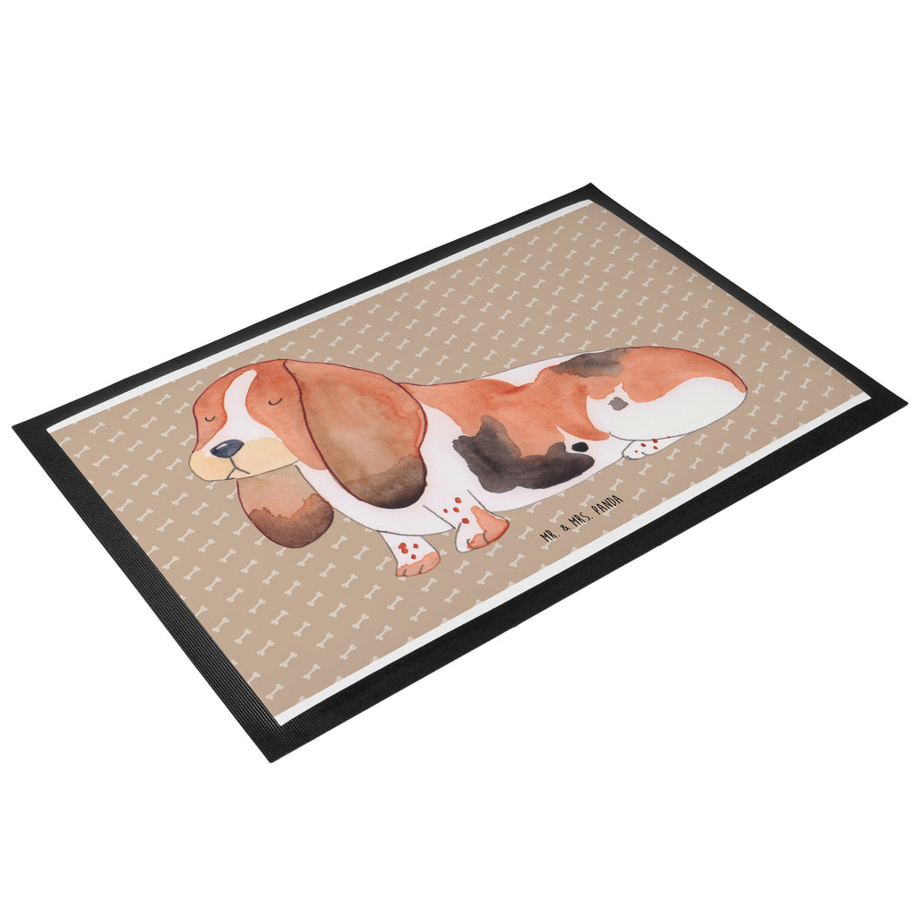 Fußmatte Hund Basset Hound Hund, Basset Hound, Basset, Hundeliebe, kinderlos,  Türvorleger, Schmutzmatte, Fußabtreter, Matte, Schmutzfänger, Fußabstreifer, Schmutzfangmatte, Türmatte, Motivfußmatte,  Haustürmatte, Vorleger  Hund, Hundemotiv, Haustier, Hunderasse, Tierliebhaber, Hundebesitzer, Sprüche
