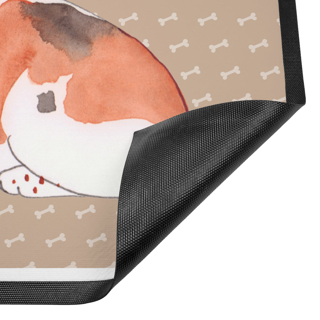 Fußmatte Hund Basset Hound Hund, Basset Hound, Basset, Hundeliebe, kinderlos,  Türvorleger, Schmutzmatte, Fußabtreter, Matte, Schmutzfänger, Fußabstreifer, Schmutzfangmatte, Türmatte, Motivfußmatte,  Haustürmatte, Vorleger  Hund, Hundemotiv, Haustier, Hunderasse, Tierliebhaber, Hundebesitzer, Sprüche