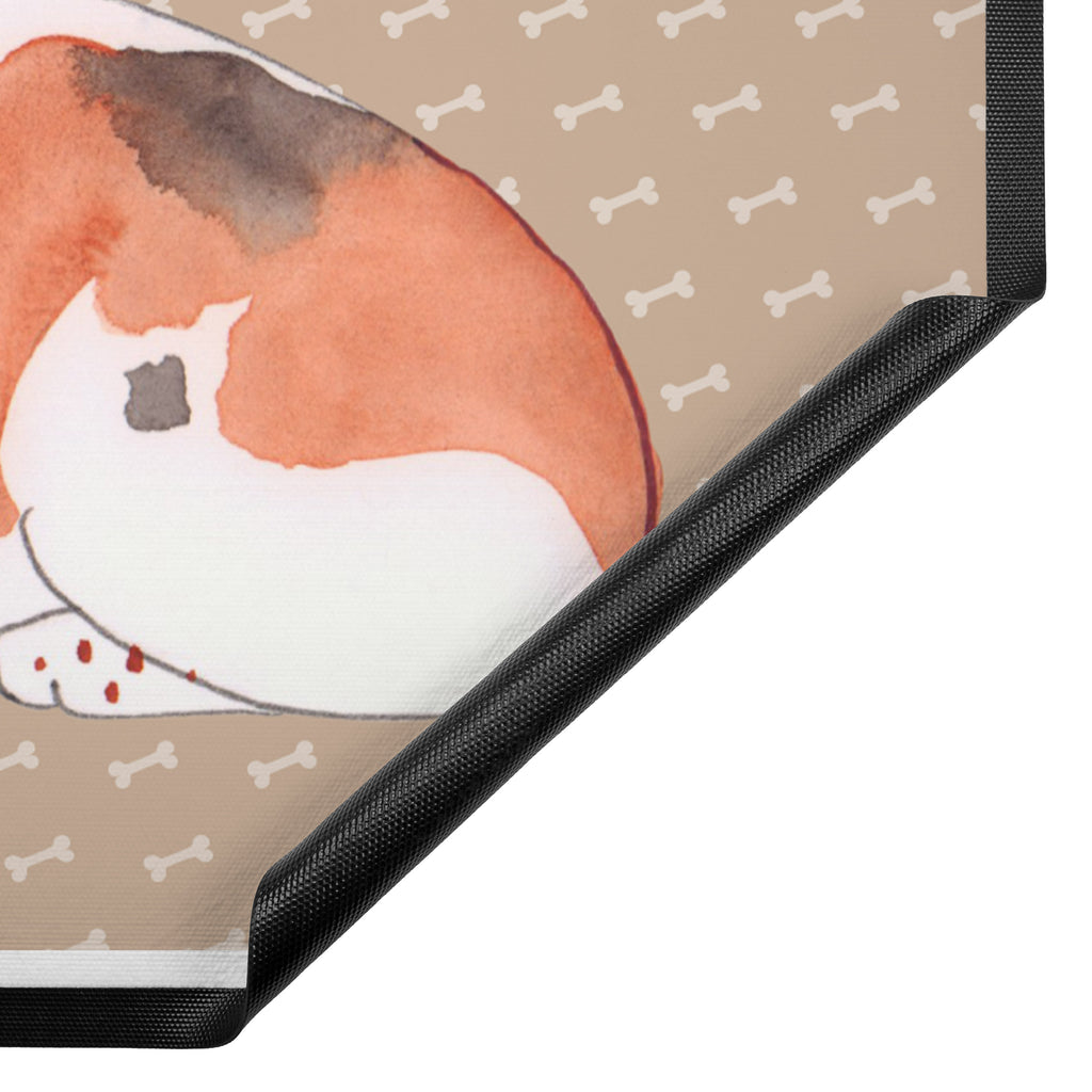 Fußmatte Hund Basset Hound Hund, Basset Hound, Basset, Hundeliebe, kinderlos,  Türvorleger, Schmutzmatte, Fußabtreter, Matte, Schmutzfänger, Fußabstreifer, Schmutzfangmatte, Türmatte, Motivfußmatte,  Haustürmatte, Vorleger  Hund, Hundemotiv, Haustier, Hunderasse, Tierliebhaber, Hundebesitzer, Sprüche