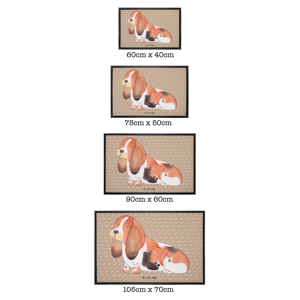 Fußmatte Hund Basset Hound Hund, Basset Hound, Basset, Hundeliebe, kinderlos,  Türvorleger, Schmutzmatte, Fußabtreter, Matte, Schmutzfänger, Fußabstreifer, Schmutzfangmatte, Türmatte, Motivfußmatte,  Haustürmatte, Vorleger  Hund, Hundemotiv, Haustier, Hunderasse, Tierliebhaber, Hundebesitzer, Sprüche