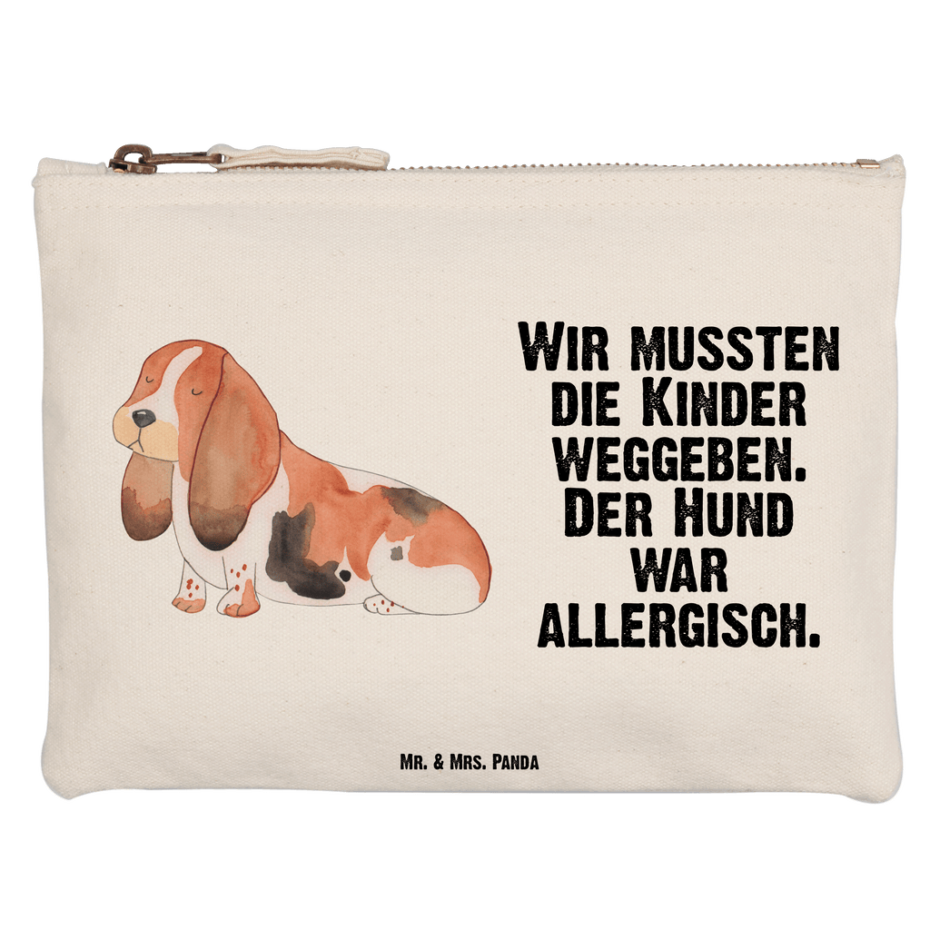 Schminktasche Hund Basset Hound Schminktasche, Kosmetiktasche, Kosmetikbeutel, Stiftemäppchen, Etui, Federmappe, Makeup, XXL, Schminketui, Kosmetiketui, Schlamperetui, Hund, Hundemotiv, Haustier, Hunderasse, Tierliebhaber, Hundebesitzer, Sprüche, Basset Hound, Basset, Hundeliebe, kinderlos
