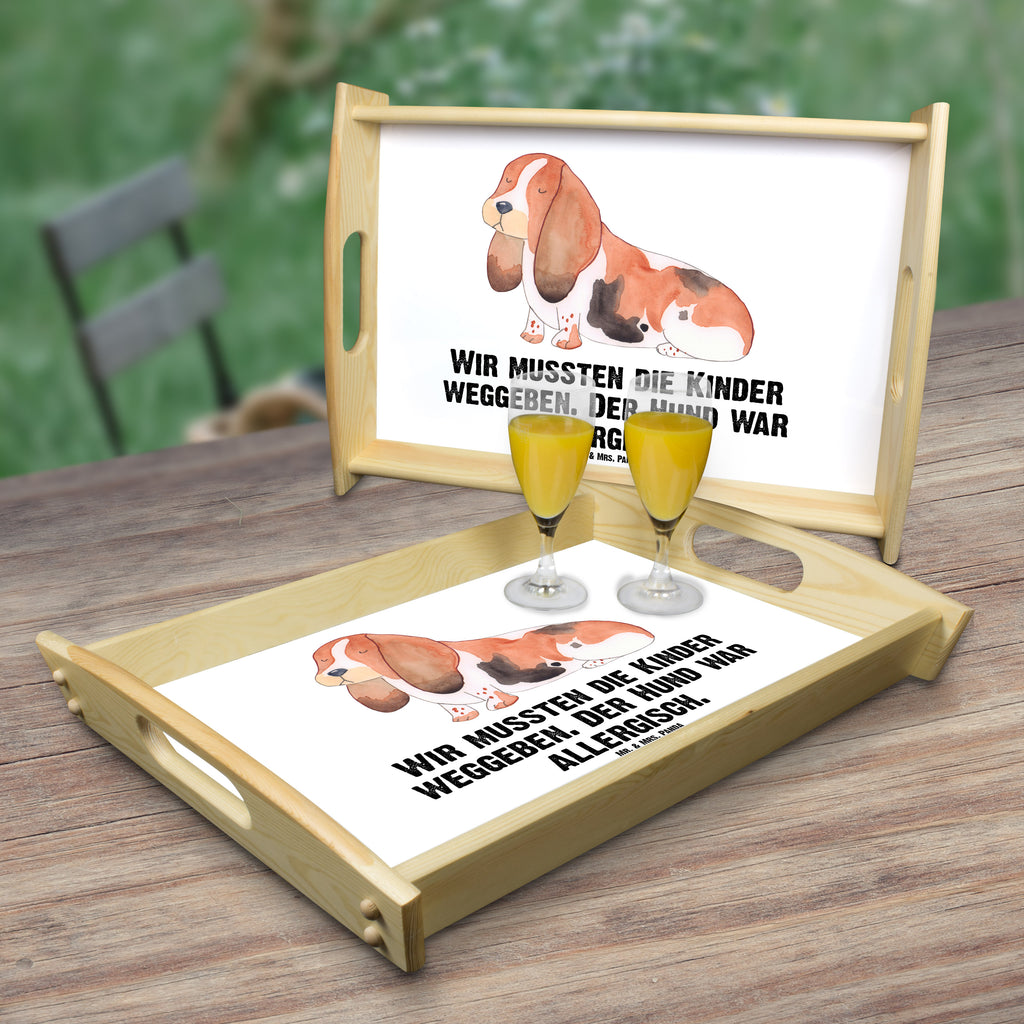 Serviertablett Hund Basset Hound Tablett, Holztablett, Küchentablett, Dekotablett, Frühstückstablett, Hund, Hundemotiv, Haustier, Hunderasse, Tierliebhaber, Hundebesitzer, Sprüche, Basset Hound, Basset, Hundeliebe, kinderlos