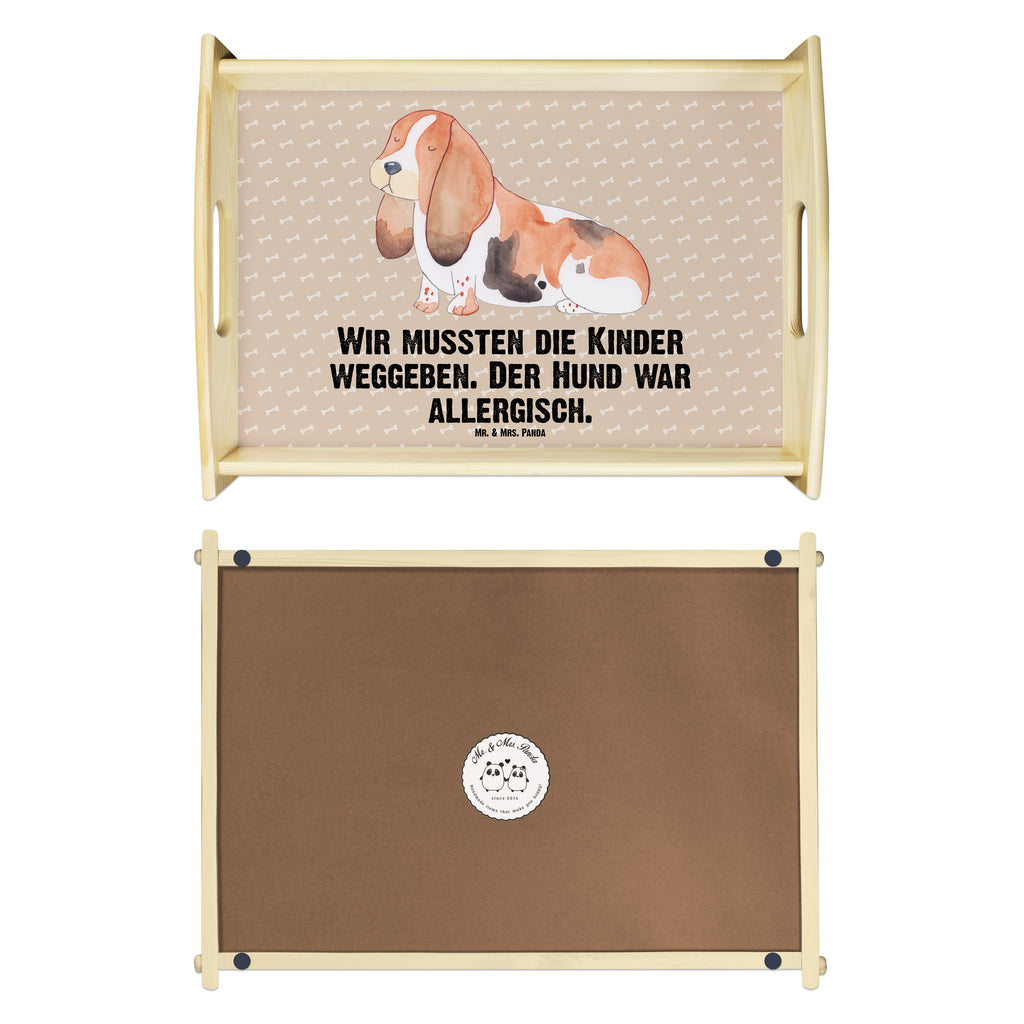 Serviertablett Hund Basset Hound Tablett, Holztablett, Küchentablett, Dekotablett, Frühstückstablett, Hund, Hundemotiv, Haustier, Hunderasse, Tierliebhaber, Hundebesitzer, Sprüche, Basset Hound, Basset, Hundeliebe, kinderlos