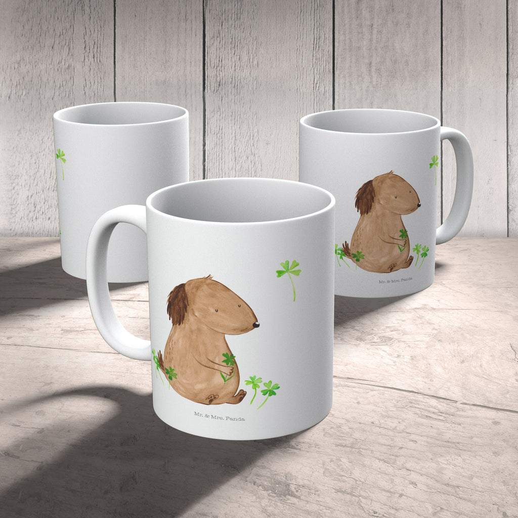 Tasse Hund Kleeblatt Hund, Kleeblatt, Glück, Tagträume, Motivation, Neuanfang, Geschenk,  Glücksbringer, Selbstliebe, Achtsamkeit Becher, Kaffeetasse, Kaffeebecher, Tee, Frühstück, Büro  Hund, Hundemotiv, Haustier, Hunderasse, Tierliebhaber, Hundebesitzer, Sprüche