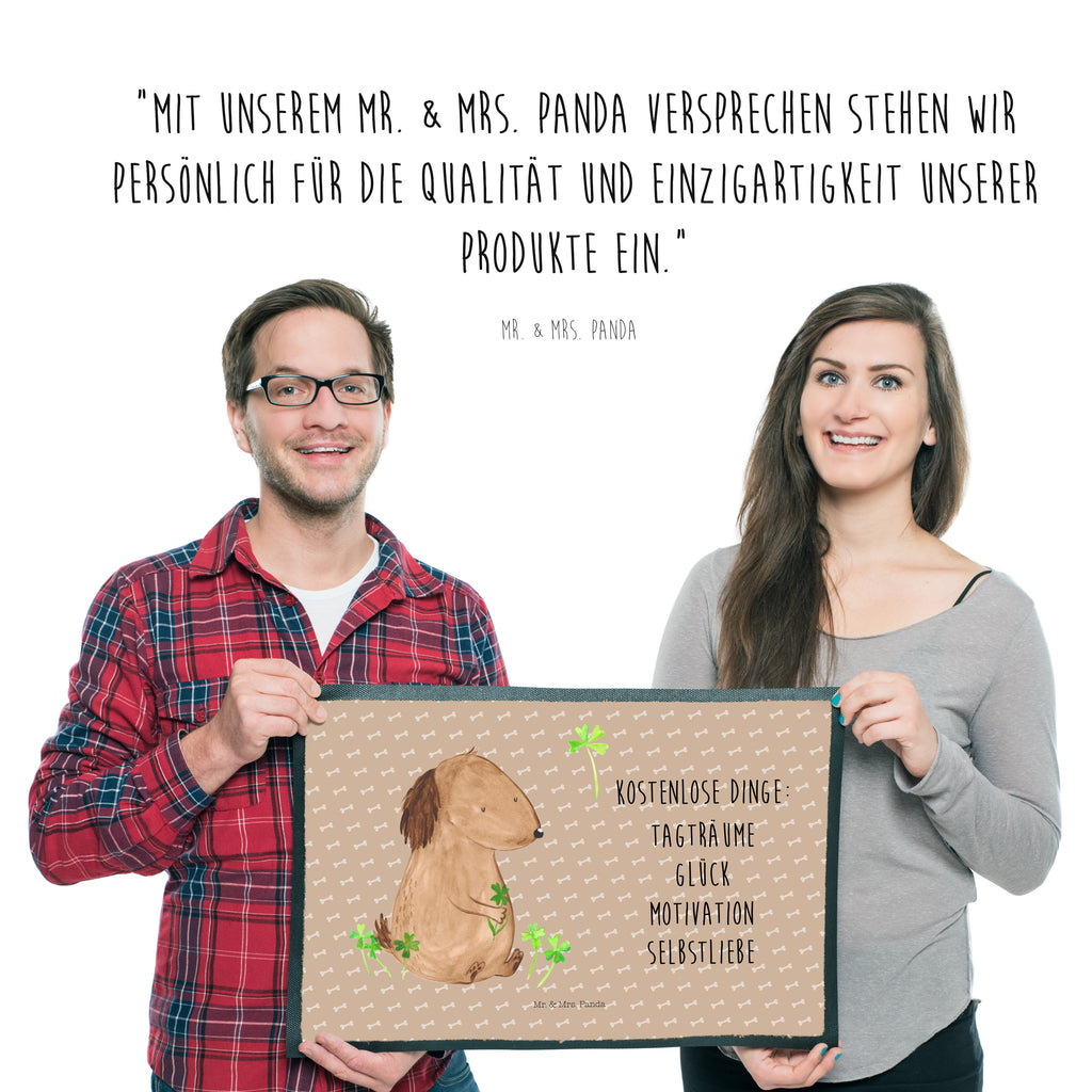 Fußmatte Hund Kleeblatt Hund, Kleeblatt, Glück, Tagträume, Motivation, Neuanfang, Geschenk,  Glücksbringer, Selbstliebe, Achtsamkeit Türvorleger, Schmutzmatte, Fußabtreter, Matte, Schmutzfänger, Fußabstreifer, Schmutzfangmatte, Türmatte, Motivfußmatte,  Haustürmatte, Vorleger  Hund, Hundemotiv, Haustier, Hunderasse, Tierliebhaber, Hundebesitzer, Sprüche