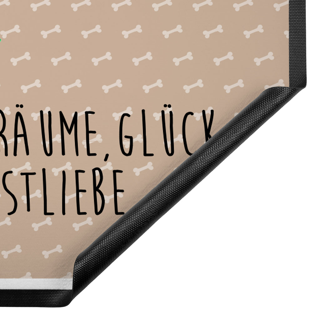 Fußmatte Hund Kleeblatt Hund, Kleeblatt, Glück, Tagträume, Motivation, Neuanfang, Geschenk,  Glücksbringer, Selbstliebe, Achtsamkeit Türvorleger, Schmutzmatte, Fußabtreter, Matte, Schmutzfänger, Fußabstreifer, Schmutzfangmatte, Türmatte, Motivfußmatte,  Haustürmatte, Vorleger  Hund, Hundemotiv, Haustier, Hunderasse, Tierliebhaber, Hundebesitzer, Sprüche