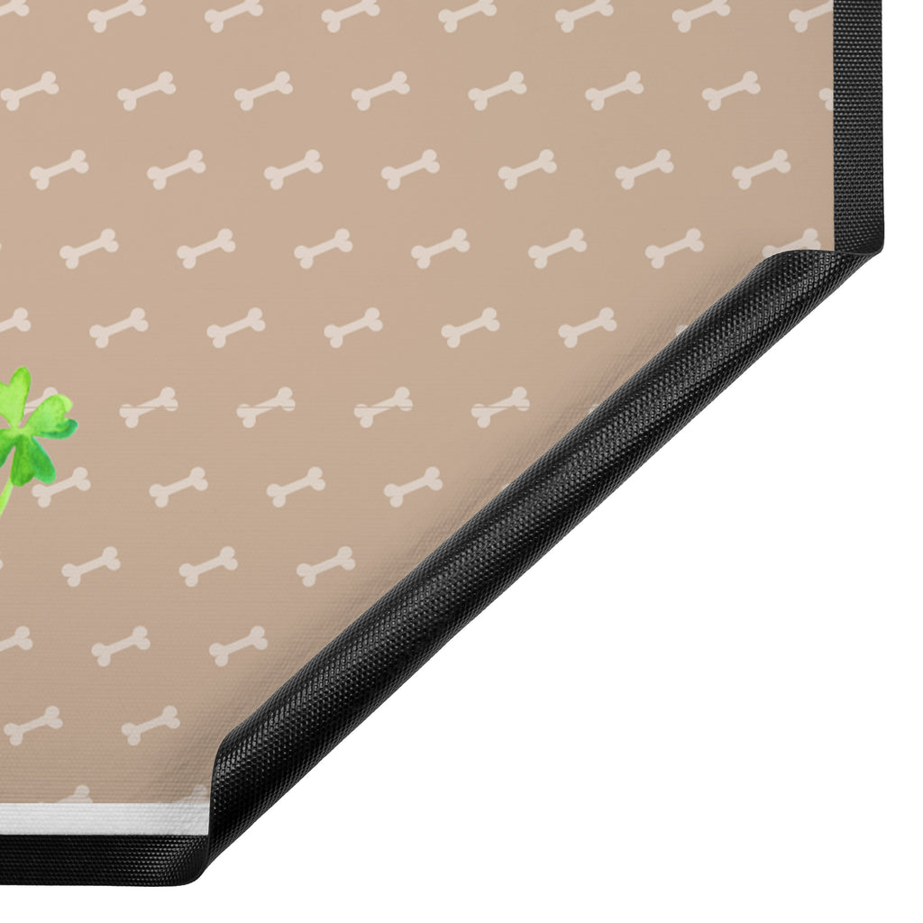 Fußmatte Hund Kleeblatt Hund, Kleeblatt, Glück, Tagträume, Motivation, Neuanfang, Geschenk,  Glücksbringer, Selbstliebe, Achtsamkeit Türvorleger, Schmutzmatte, Fußabtreter, Matte, Schmutzfänger, Fußabstreifer, Schmutzfangmatte, Türmatte, Motivfußmatte,  Haustürmatte, Vorleger  Hund, Hundemotiv, Haustier, Hunderasse, Tierliebhaber, Hundebesitzer, Sprüche