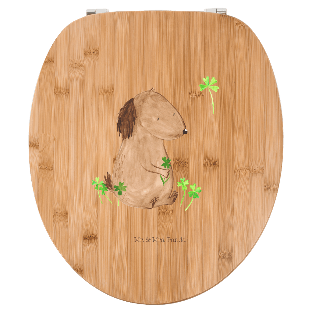 Motiv WC Sitz Hund Kleeblatt Klobrille, Klodeckel, Toilettendeckel, WC-Sitz, Toilette, Hund, Hundemotiv, Haustier, Hunderasse, Tierliebhaber, Hundebesitzer, Sprüche, Kleeblatt, Glück, Tagträume, Motivation, Neuanfang, Geschenk, Glücksbringer, Selbstliebe, Achtsamkeit