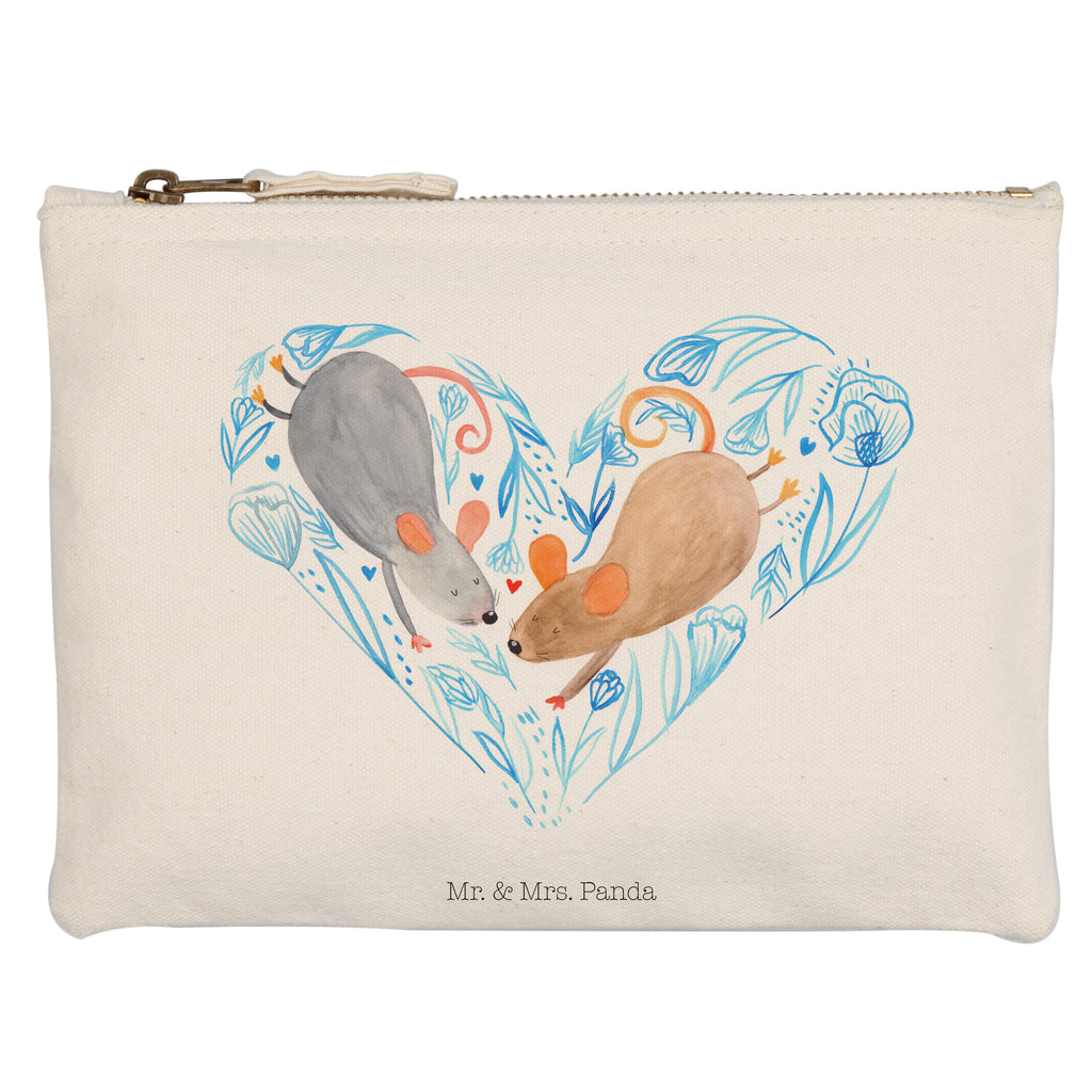 Schminktasche Mäuse Herz Schminktasche, Kosmetiktasche, Kosmetikbeutel, Stiftemäppchen, Etui, Federmappe, Makeup, XXL, Schminketui, Kosmetiketui, Schlamperetui, Liebe, Partner, Freund, Freundin, Ehemann, Ehefrau, Heiraten, Verlobung, Heiratsantrag, Liebesgeschenk, Jahrestag, Hocheitstag, Maus, Mäuse, Liebesbotschaft, Liebesbeweis, Hochzeit, Lieblingsmensch, Gemeinsamkeit, Love, Geschenk für zwei