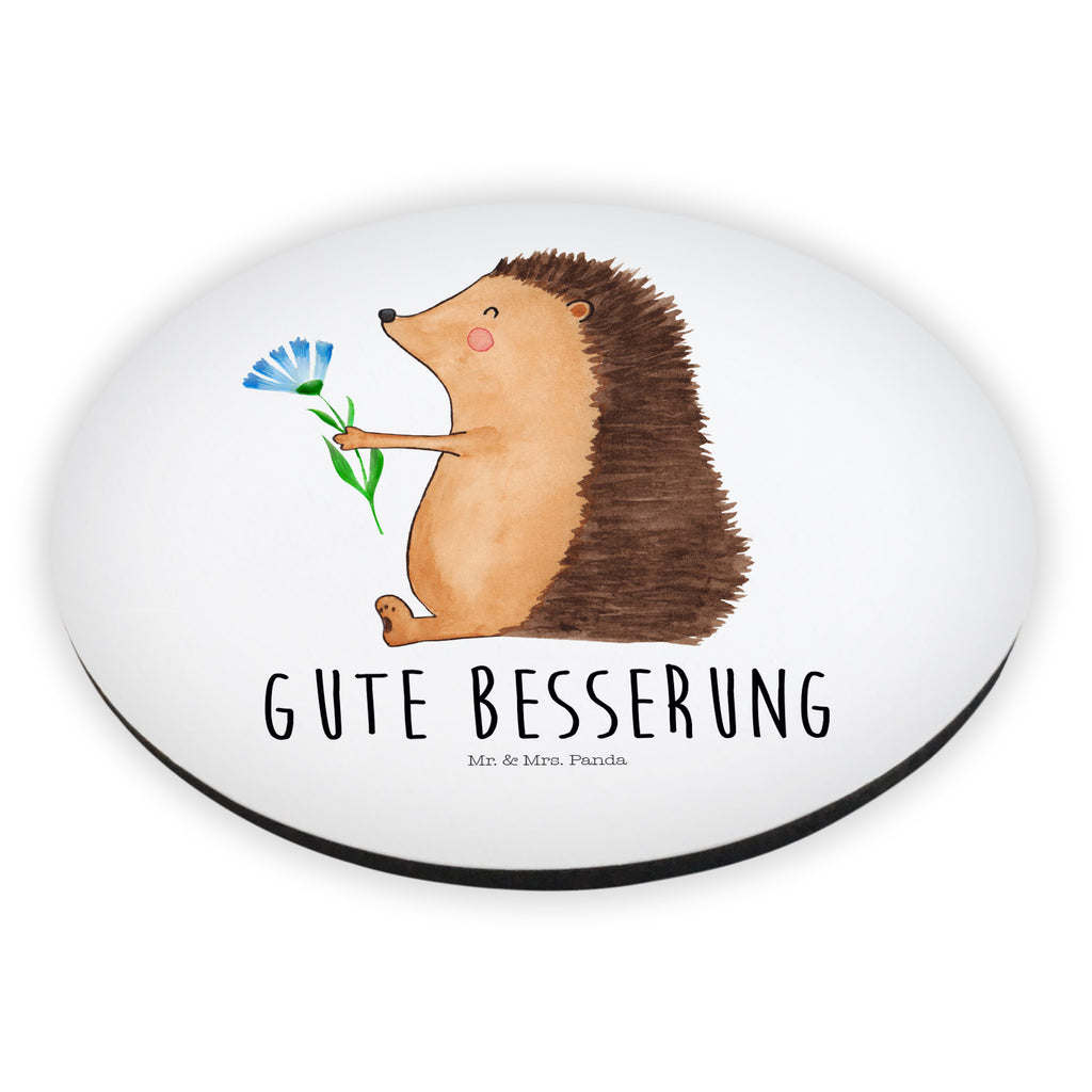 Rund Magnet Igel mit Blume Kühlschrankmagnet, Pinnwandmagnet, Souvenir Magnet, Motivmagnete, Dekomagnet, Whiteboard Magnet, Notiz Magnet, Kühlschrank Dekoration, Tiermotive, Gute Laune, lustige Sprüche, Tiere, Igel, Gute Besserung, Genesungswünsche, Krankheit, Krankenhaus, krank, Besuch