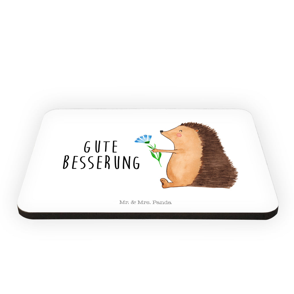 Magnet Igel mit Blume Kühlschrankmagnet, Pinnwandmagnet, Souvenir Magnet, Motivmagnete, Dekomagnet, Whiteboard Magnet, Notiz Magnet, Kühlschrank Dekoration, Tiermotive, Gute Laune, lustige Sprüche, Tiere, Igel, Gute Besserung, Genesungswünsche, Krankheit, Krankenhaus, krank, Besuch