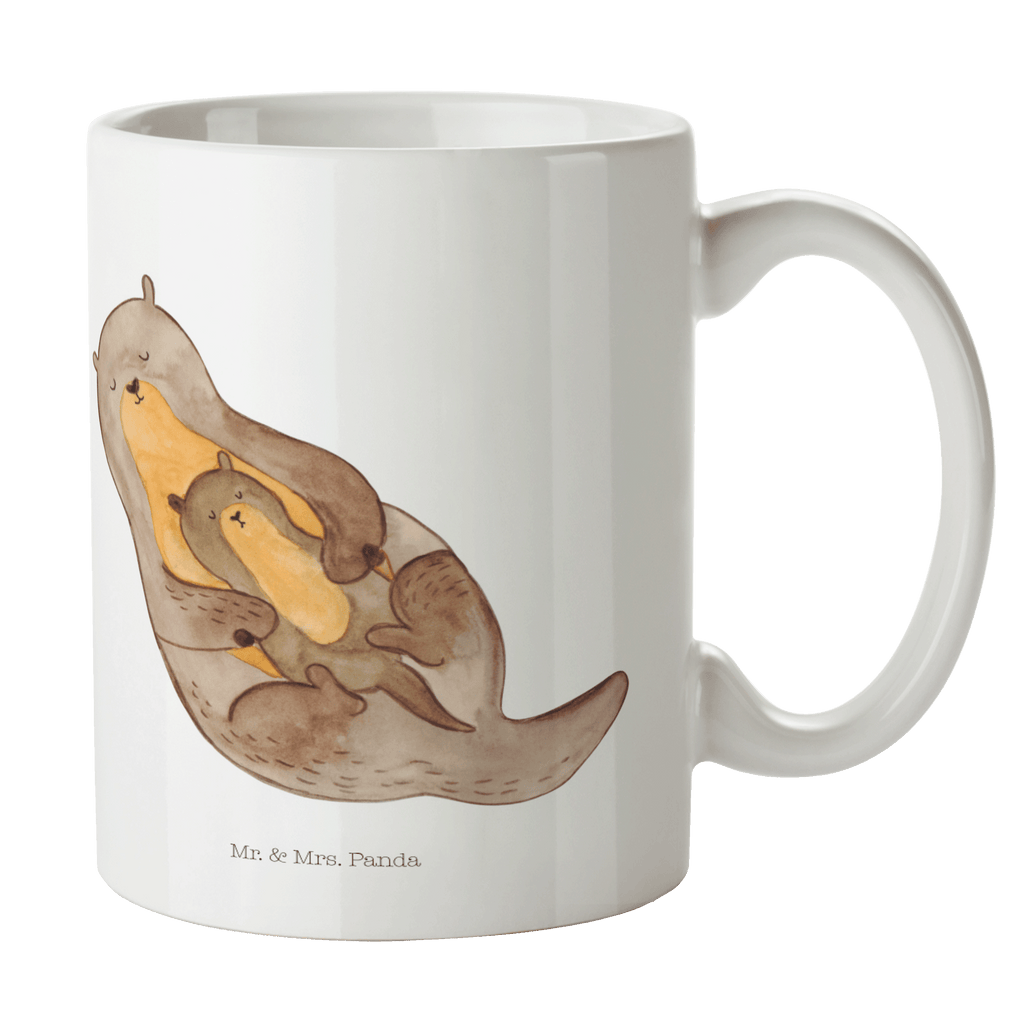 Tasse Otter mit Kind Otter Seeotter See Otter Becher, Kaffeetasse, Kaffeebecher, Tee, Frühstück, Büro  Otter,  Fischotter,  Seeotter