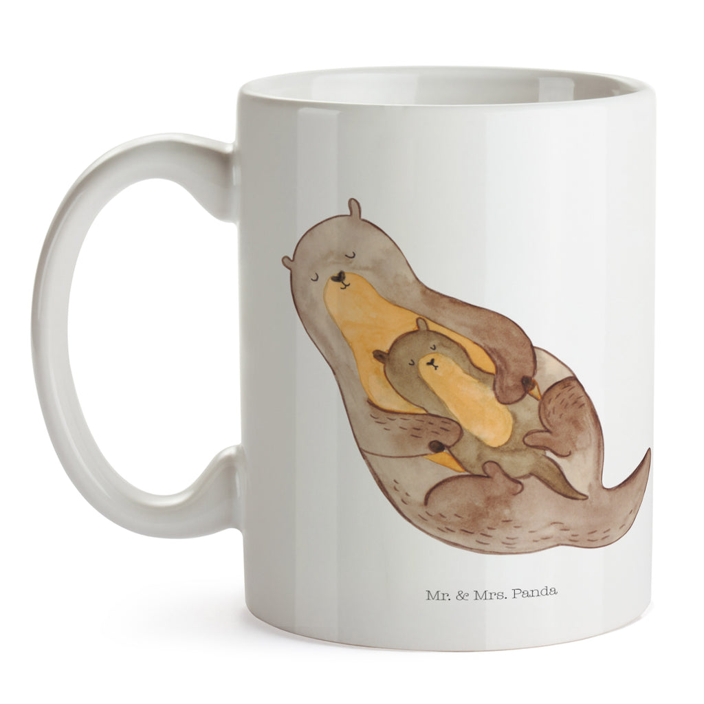 Tasse Otter mit Kind Otter Seeotter See Otter Becher, Kaffeetasse, Kaffeebecher, Tee, Frühstück, Büro  Otter,  Fischotter,  Seeotter