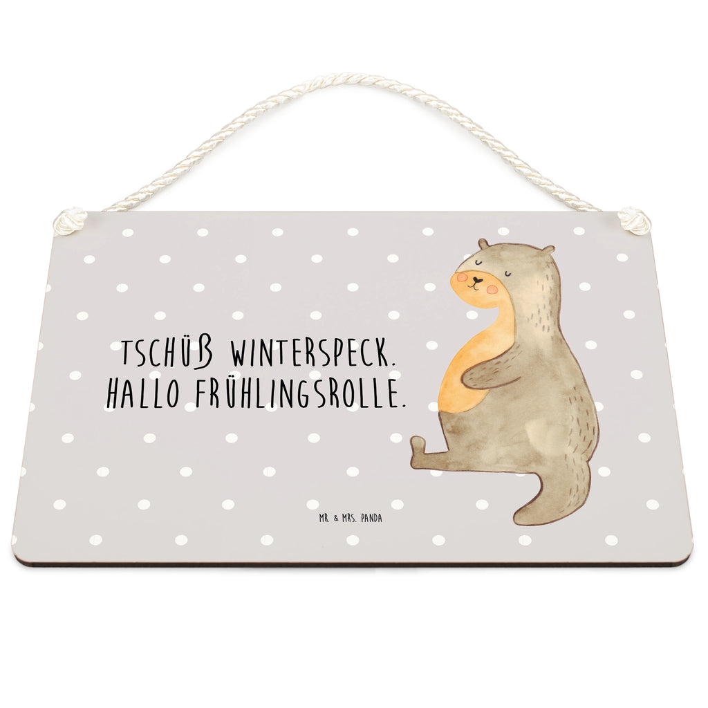 Deko Schild Otter Bauch Dekoschild, Deko Schild, Schild, Tür Schild, Türschild, Holzschild, Wandschild, Wanddeko, Otter, Fischotter, Seeotter, Otter Seeotter See Otter