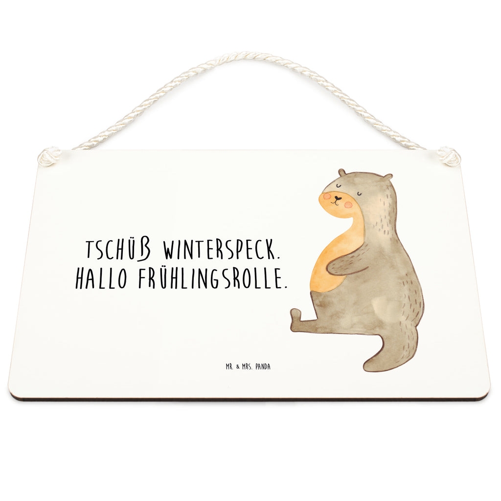 Deko Schild Otter Bauch Dekoschild, Deko Schild, Schild, Tür Schild, Türschild, Holzschild, Wandschild, Wanddeko, Otter, Fischotter, Seeotter, Otter Seeotter See Otter