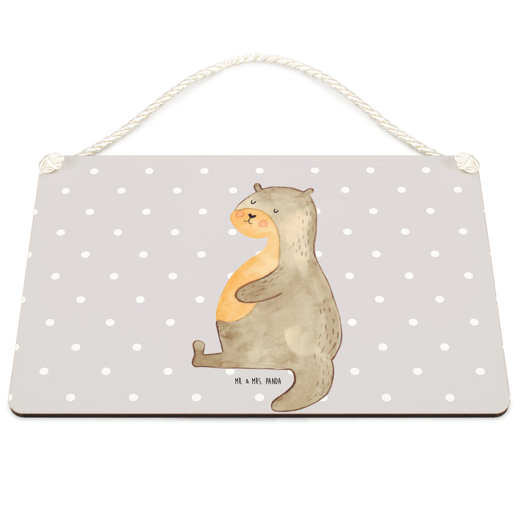 Deko Schild Otter Bauch Dekoschild, Deko Schild, Schild, Tür Schild, Türschild, Holzschild, Wandschild, Wanddeko, Otter, Fischotter, Seeotter, Otter Seeotter See Otter