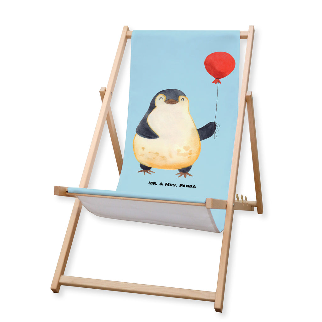 Gartenliege Pinguin Luftballon Sonnenliege, Strandliege, Liege, Liegestuhl, Gartenliege, Gartenstuhl, Pinguin, Pinguine, Luftballon, Tagträume, Lebenslust, Geschenk Freundin, Geschenkidee, beste Freundin, Motivation, Neustart, neues Leben, Liebe, Glück