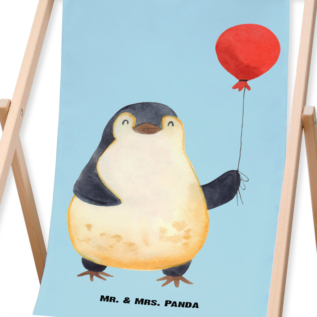 Gartenliege Pinguin Luftballon Sonnenliege, Strandliege, Liege, Liegestuhl, Gartenliege, Gartenstuhl, Pinguin, Pinguine, Luftballon, Tagträume, Lebenslust, Geschenk Freundin, Geschenkidee, beste Freundin, Motivation, Neustart, neues Leben, Liebe, Glück