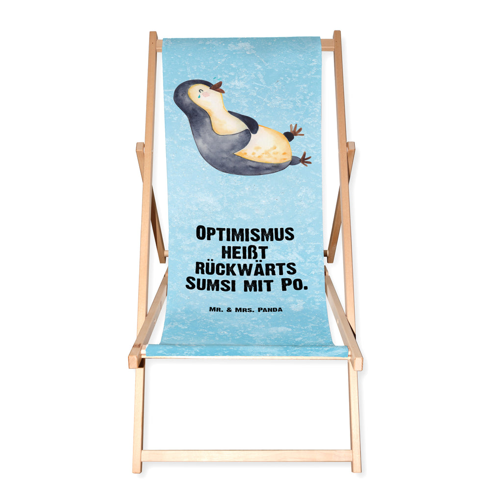 Gartenliege Pinguin lachend Sonnenliege, Strandliege, Liege, Liegestuhl, Gartenliege, Gartenstuhl, Pinguin, Pinguine, lustiger Spruch, Optimismus, Fröhlich, Lachen, Humor, Fröhlichkeit