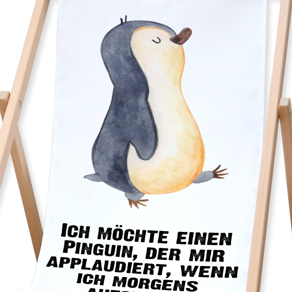 Gartenliege Pinguin marschierend Sonnenliege, Strandliege, Liege, Liegestuhl, Gartenliege, Gartenstuhl, Pinguin, Pinguine, Frühaufsteher, Langschläfer, Bruder, Schwester, Familie
