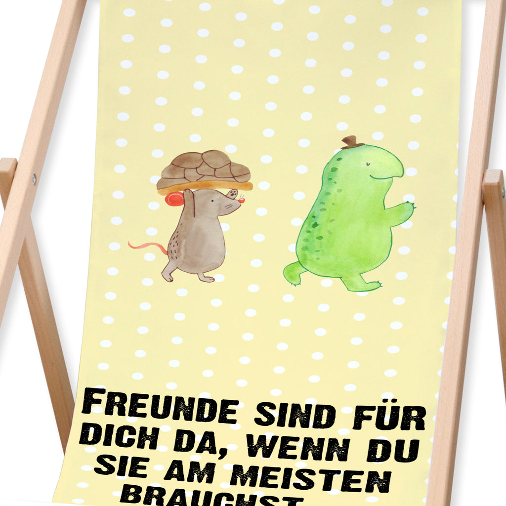 Gartenliege Schildkröte & Maus Sonnenliege, Strandliege, Liege, Liegestuhl, Gartenliege, Gartenstuhl, Schildkröte, Maus, Freunde, Freundinnen, beste Freunde, beste Freundinnen